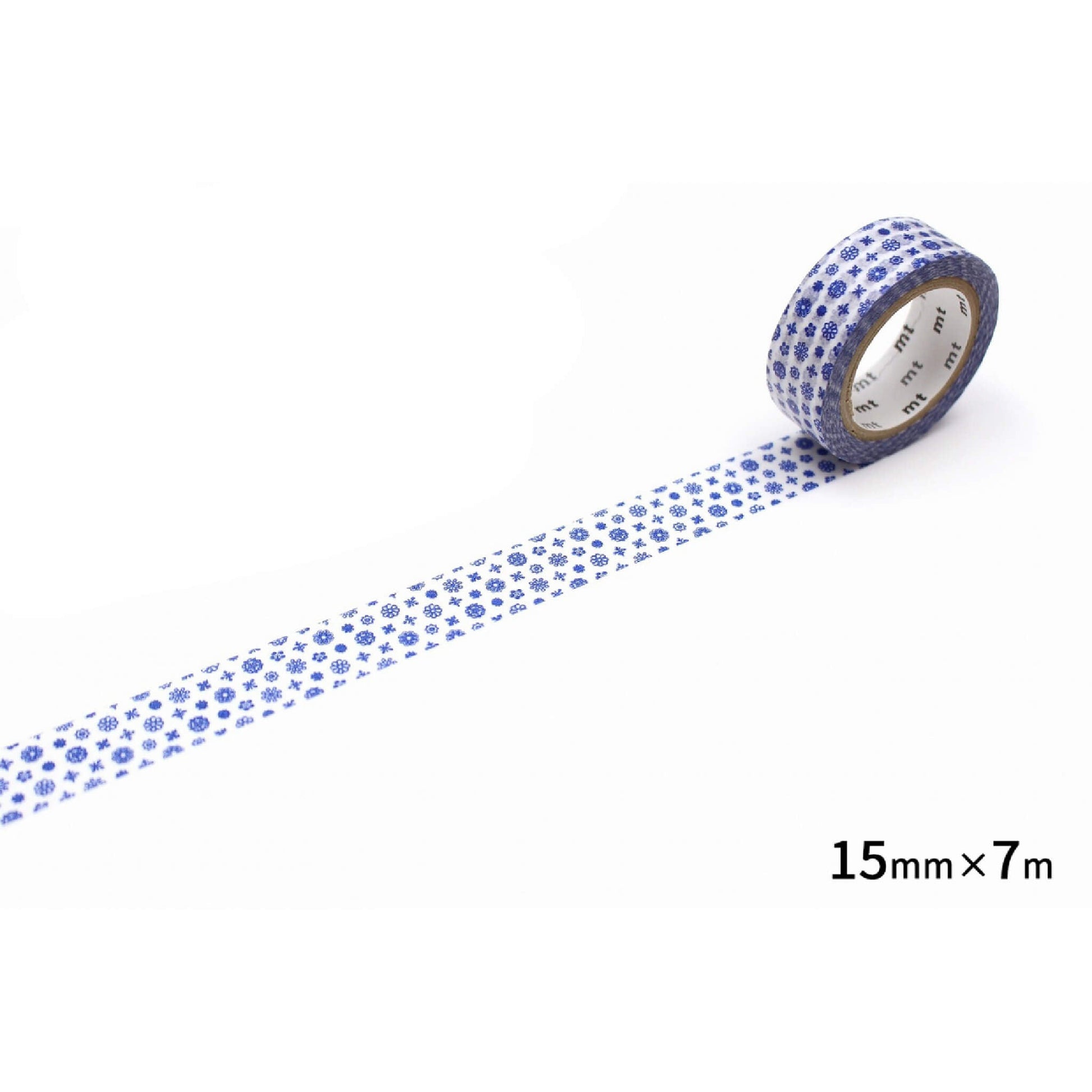 mt ex Washi Tape - Small Flowers [15mm] - Washi Tapes