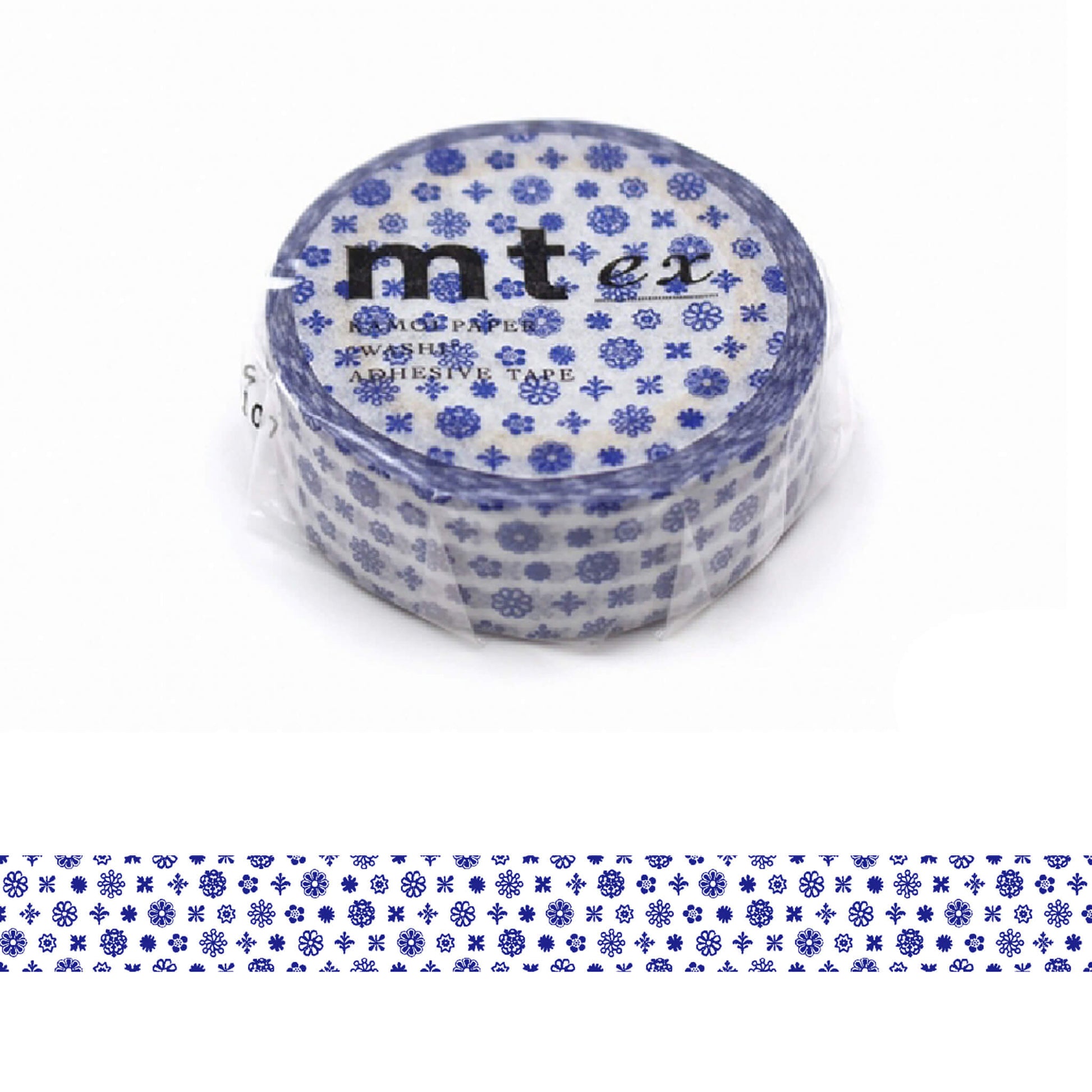 mt ex Washi Tape - Small Flowers [15mm] - Washi Tapes