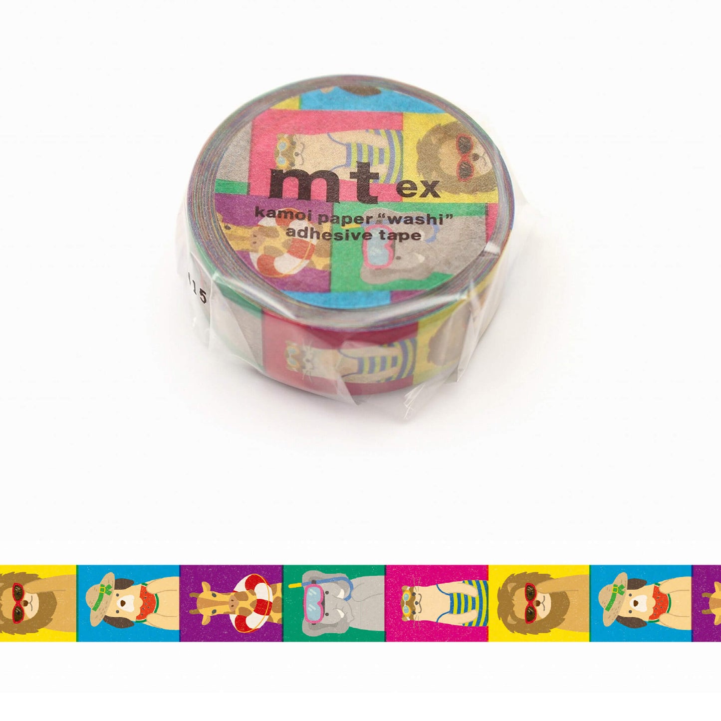 mt ex Washi Tape - Summer Outfit [15mm] - Washi Tapes