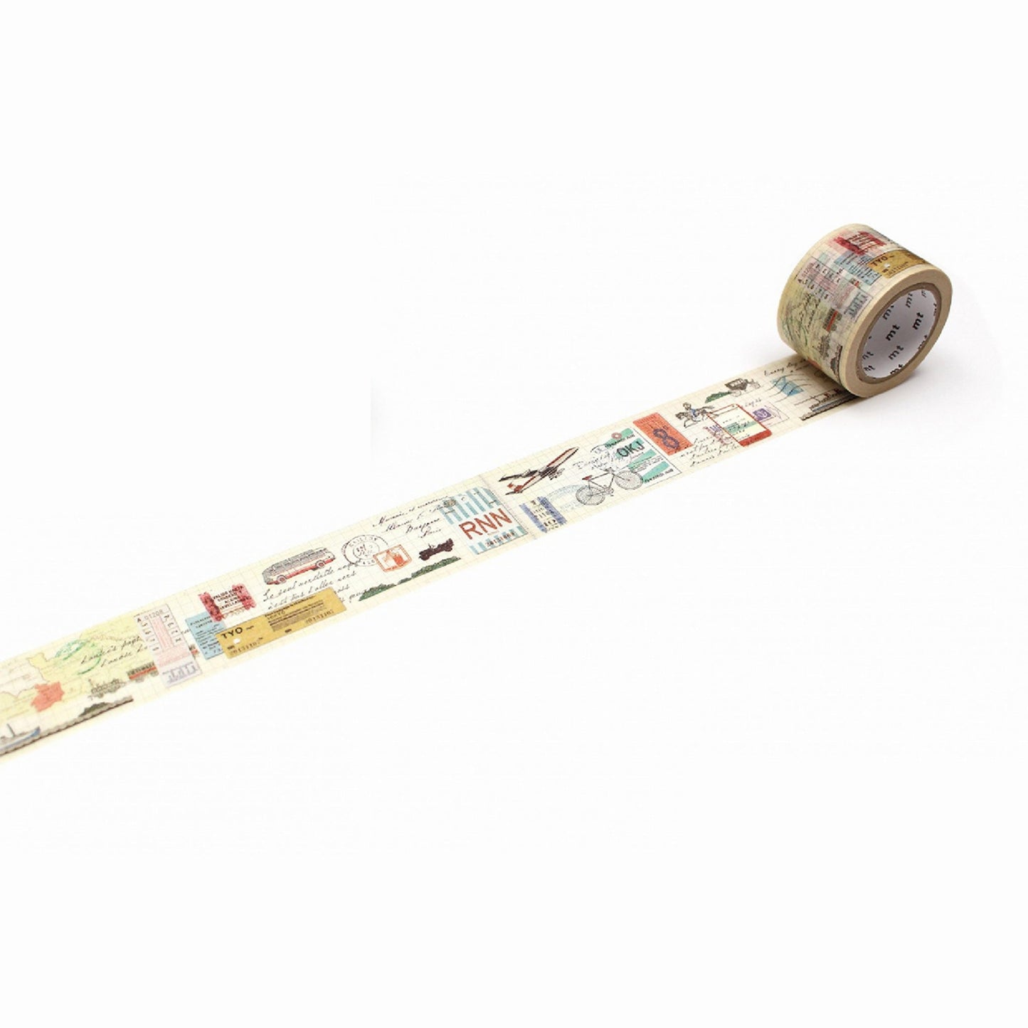 MT ex Washi Tape - Travel Way [30mm Width] - Washi Tapes