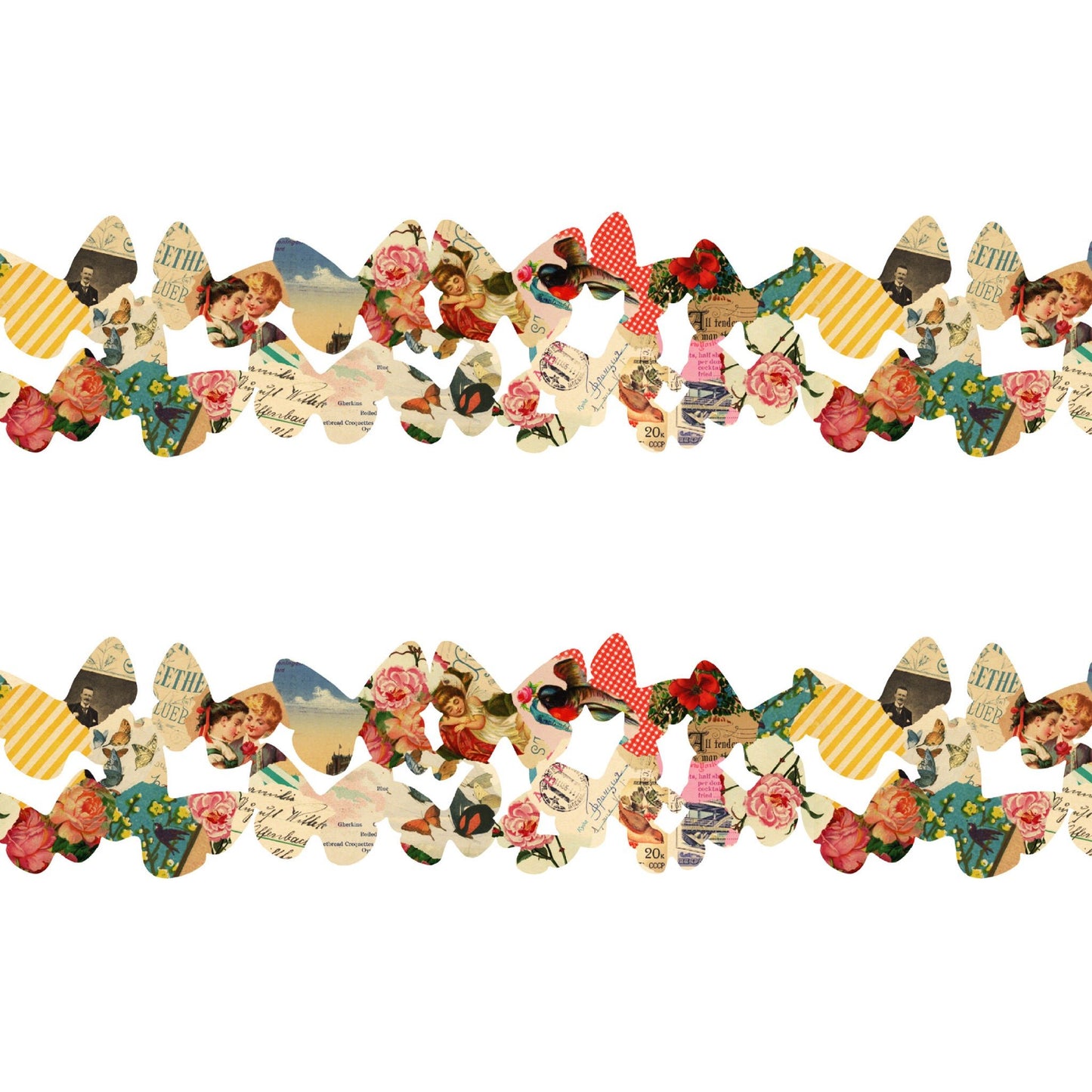 MT fab Die Cut Washi Tape - Retro Paper Butterfly [45mm Width] - Washi Tapes