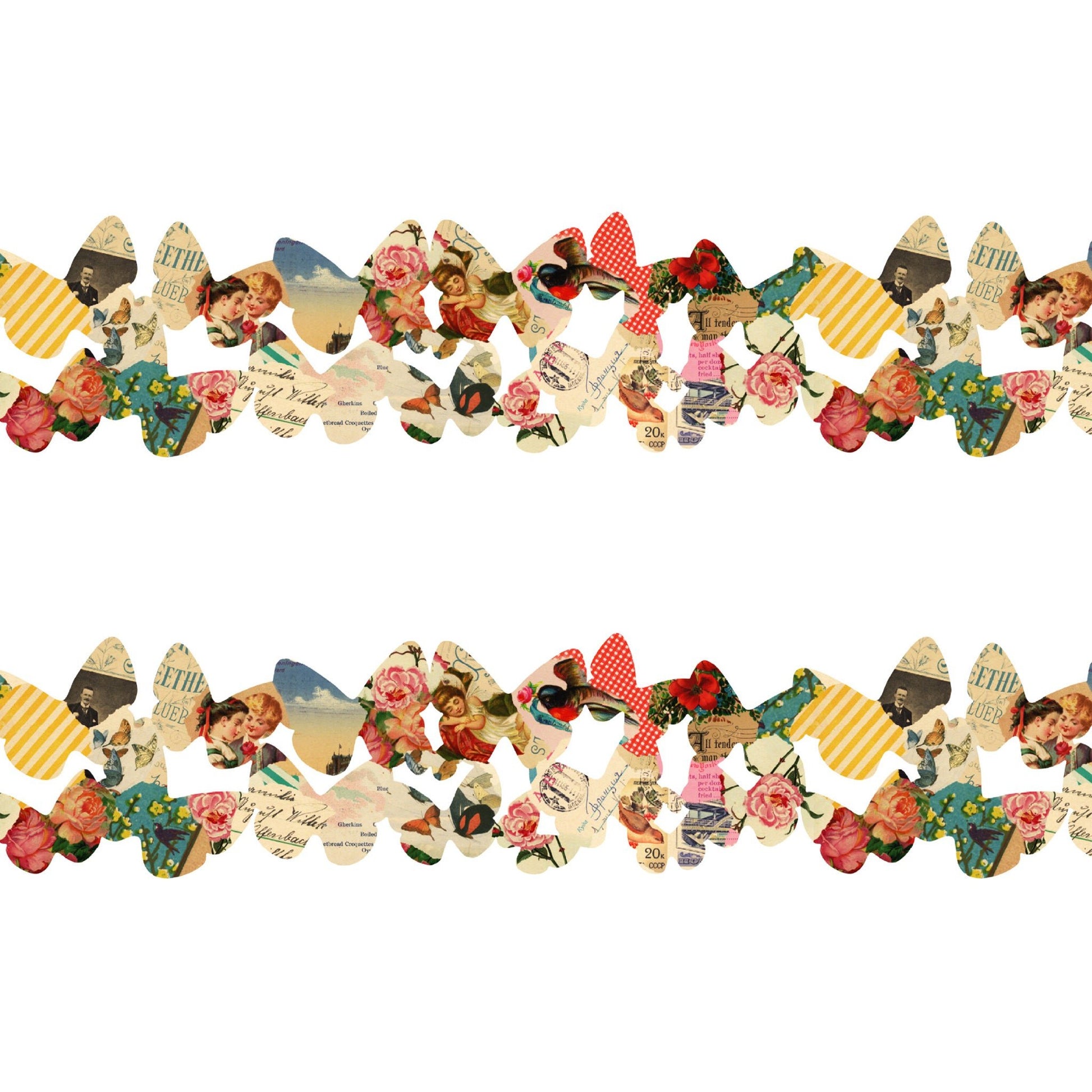 MT fab Die Cut Washi Tape - Retro Paper Butterfly [45mm Width] - Washi Tapes