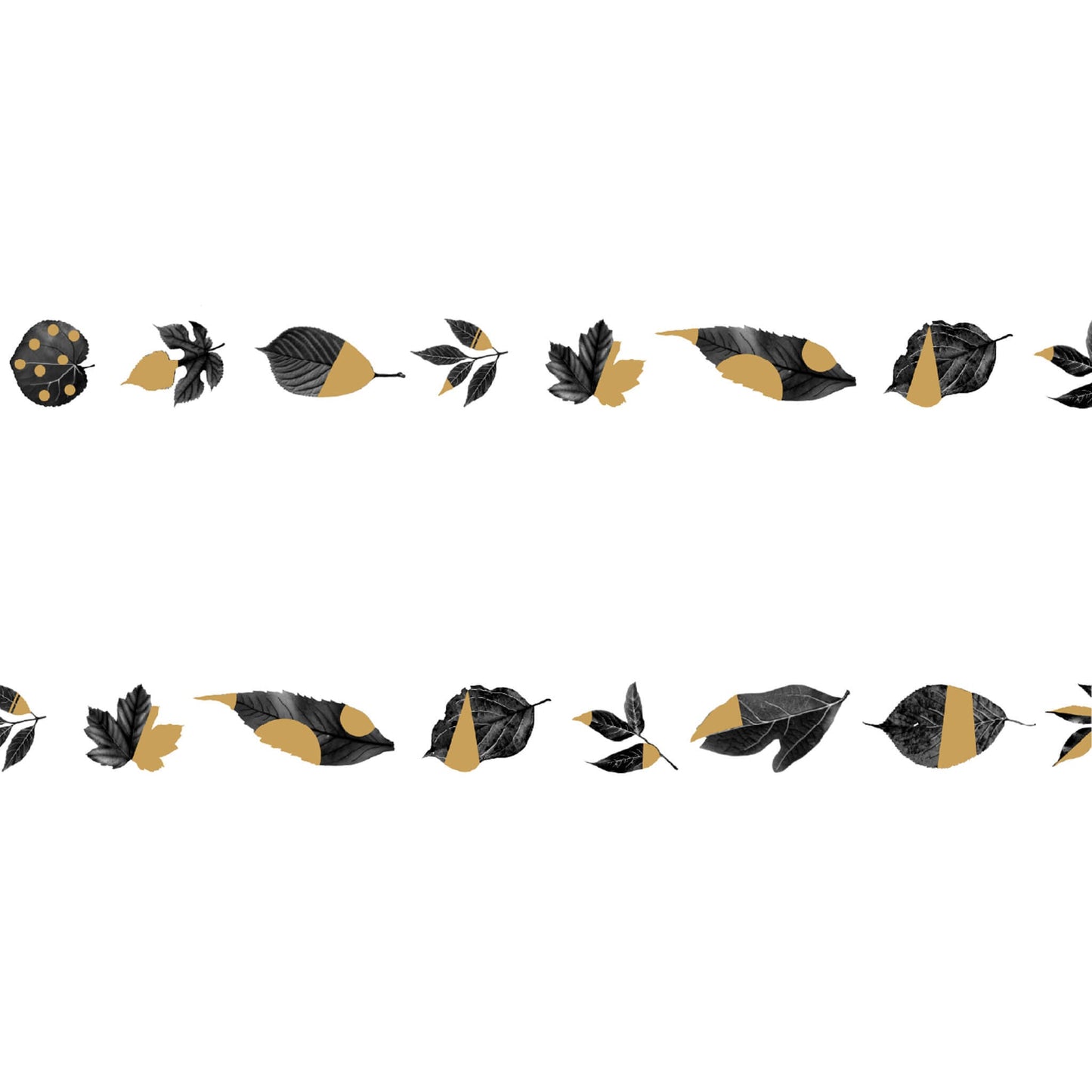 mt fab Foil Washi Tape - Leaf [15mm] - Washi Tapes