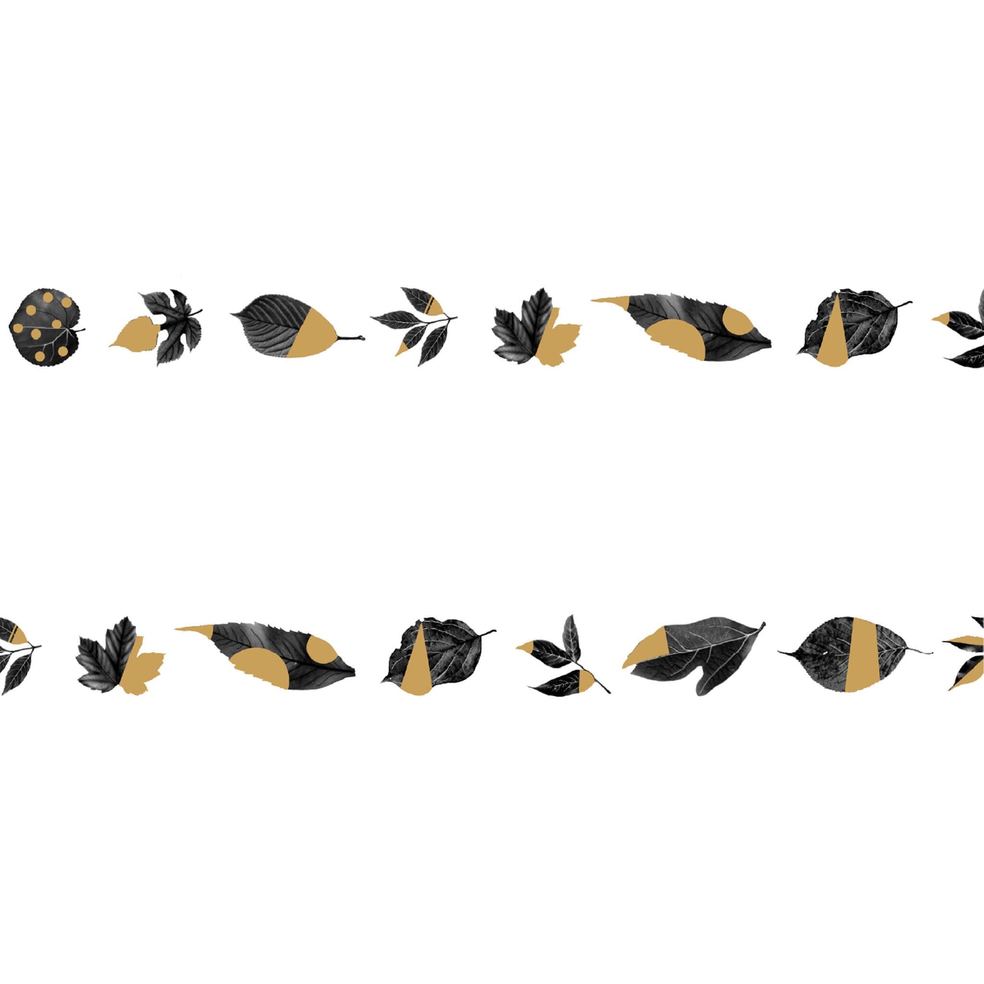mt fab Foil Washi Tape - Leaf [15mm] - Washi Tapes