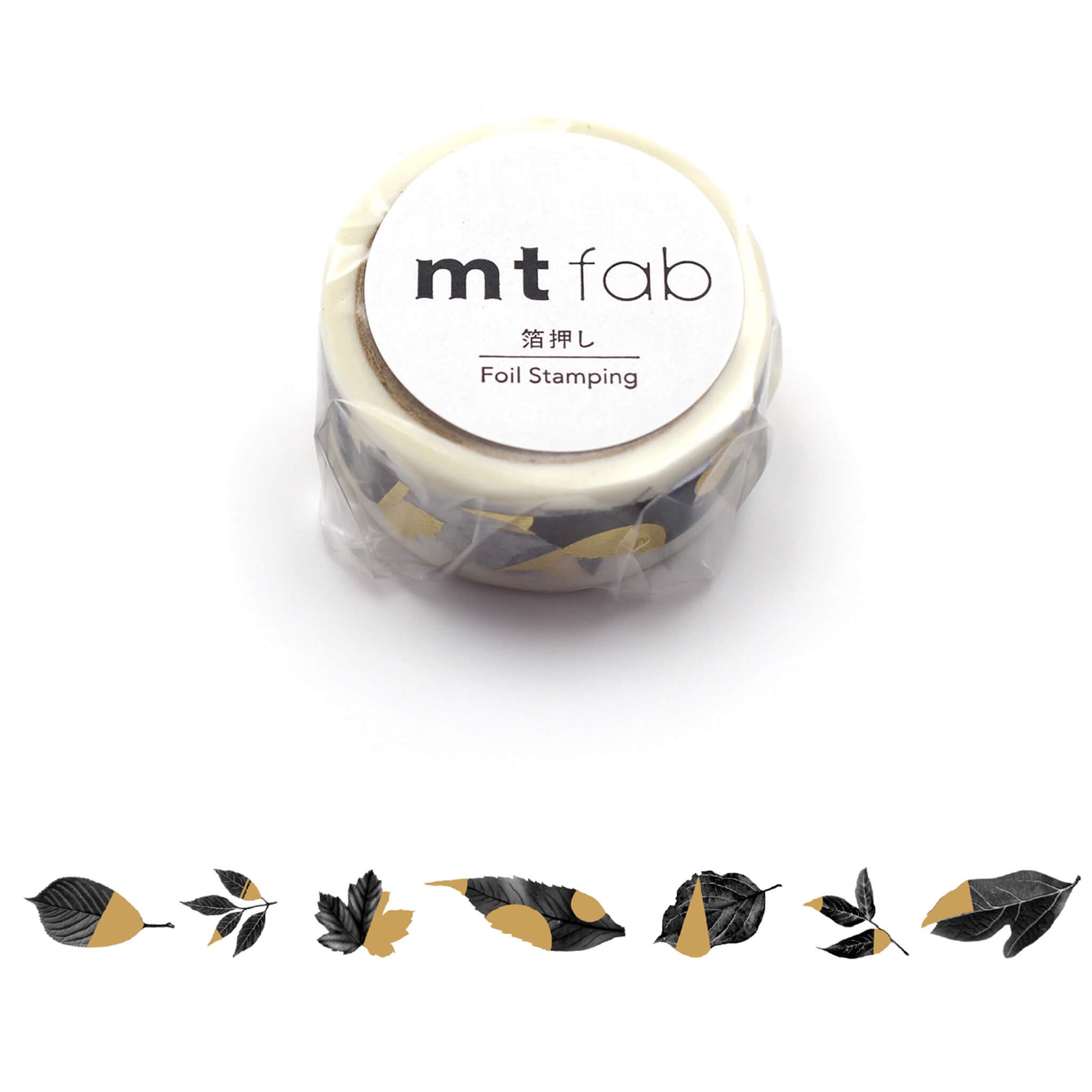 mt fab Foil Washi Tape - Leaf [15mm] - Washi Tapes