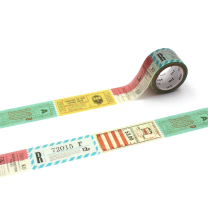 mt fab Perforated Washi Tape - Ticket [20mm] - Washi Tapes
