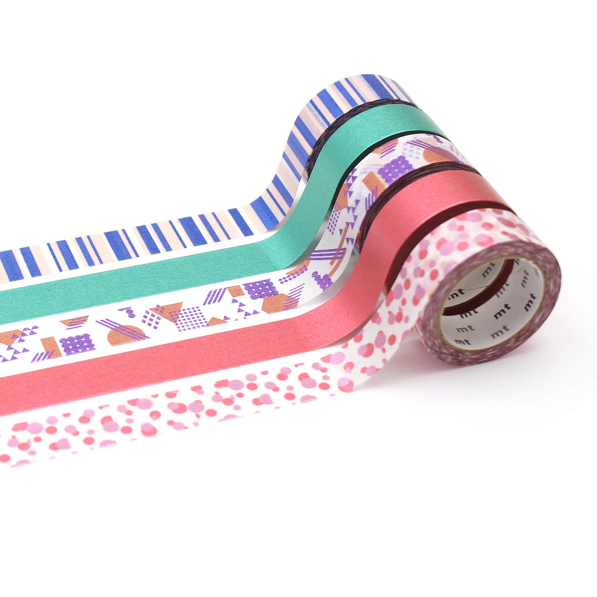 mt Gift Box Washi Tape Set of 5 - Bright - Washi Tapes