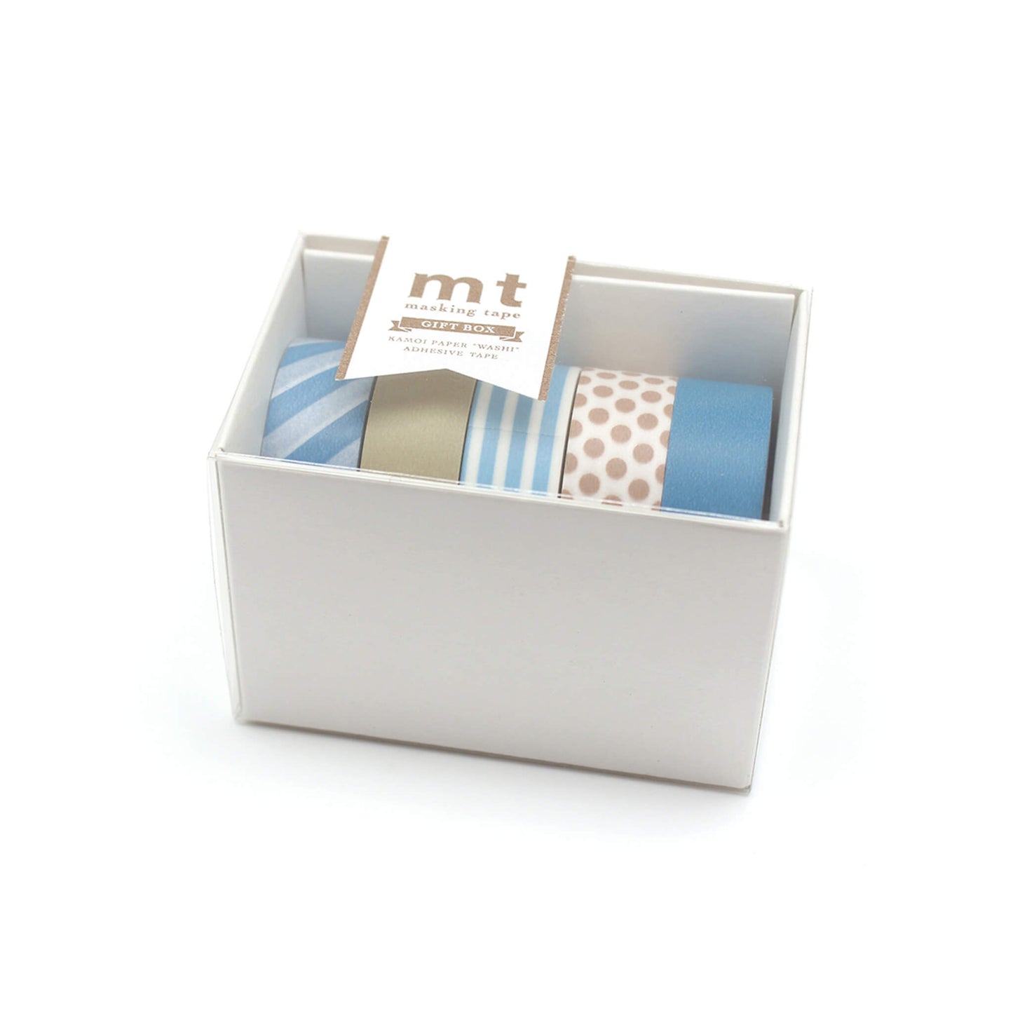 mt Gift Box Washi Tape Set of 5 - Grayish - Washi Tapes