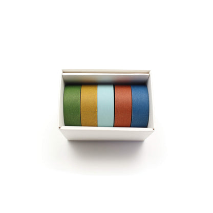 mt Gift Box Washi Tape Set of 5 - Matte - Washi Tapes
