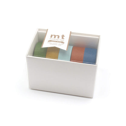 mt Gift Box Washi Tape Set of 5 - Matte - Washi Tapes