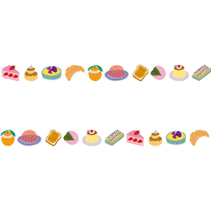 mt × Léa Maupetit Washi Tape - Desserts [15mm] - Washi Tapes