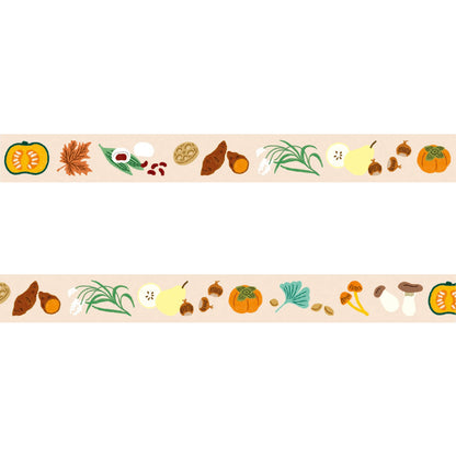 mt × Léa Maupetit Washi Tape - Golden Autumn [15mm] - Washi Tapes