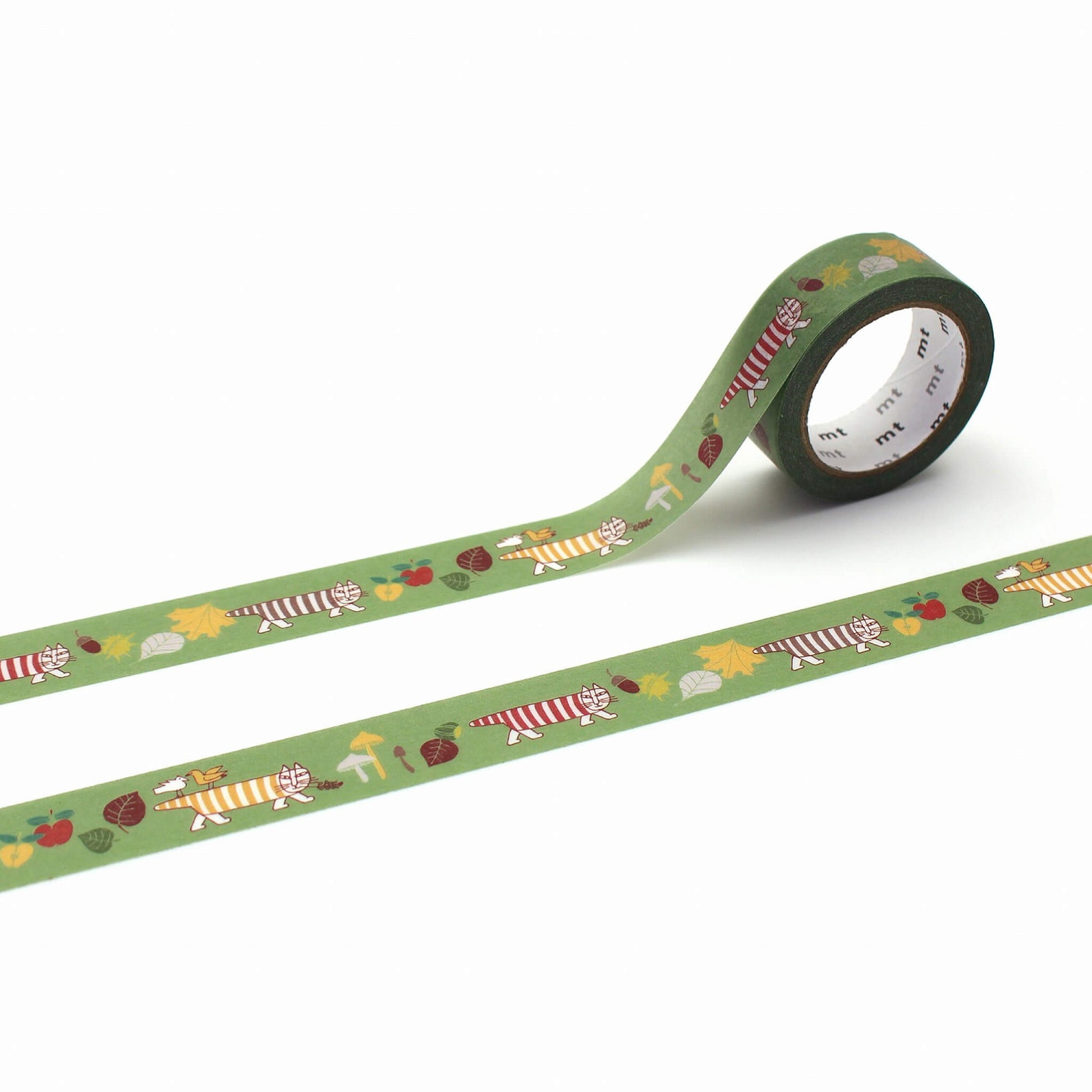 mt × Lisa Larson Washi Tape - Autumn Mikey [15mm] - Washi Tapes
