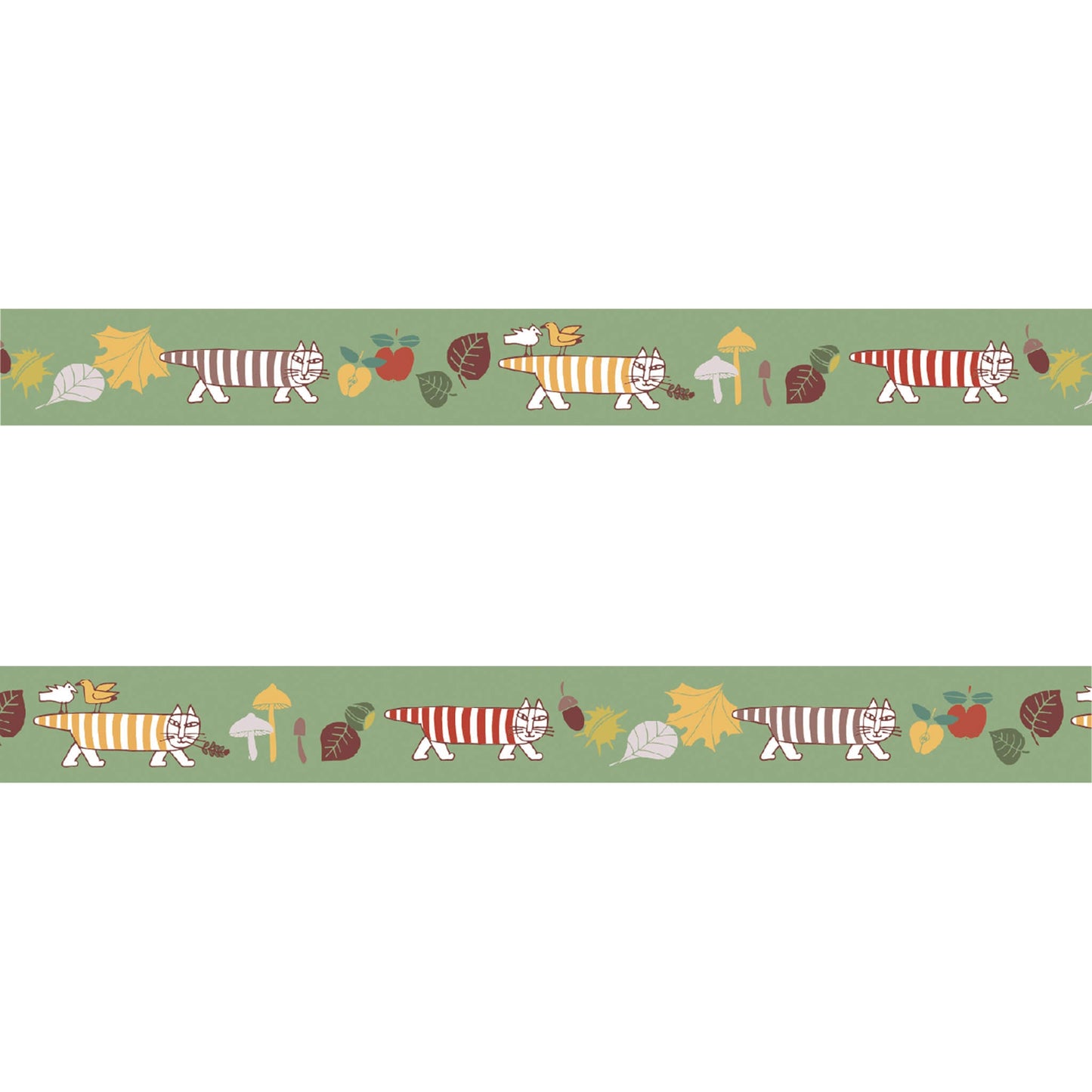 mt × Lisa Larson Washi Tape - Autumn Mikey [15mm] - Washi Tapes