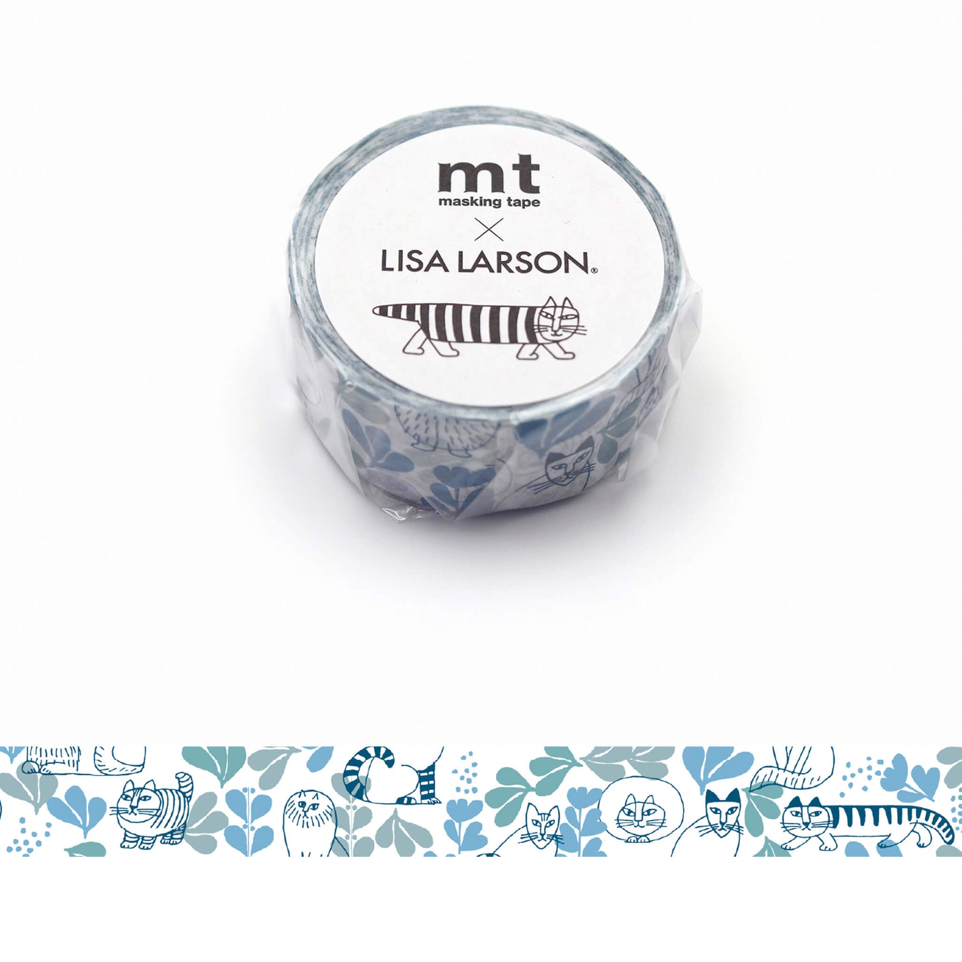 mt × Lisa Larson Washi Tape - Leaves Series [18mm] - Washi Tapes