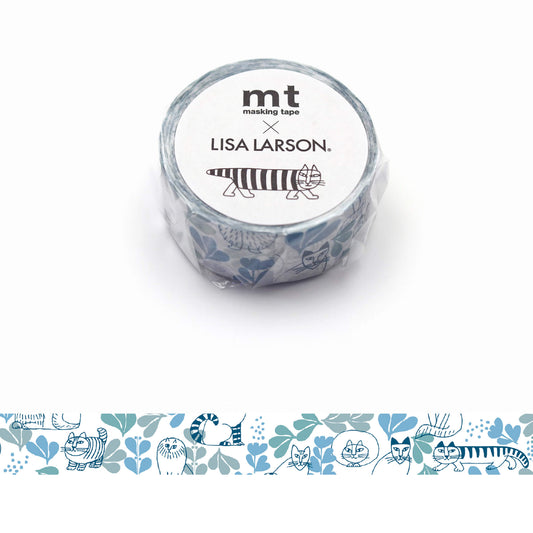 mt × Lisa Larson Washi Tape - Leaves Series [18mm] - Washi Tapes