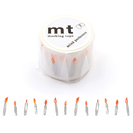 mt × minä perhonen Washi Tape - Candle [35mm] - Washi Tapes