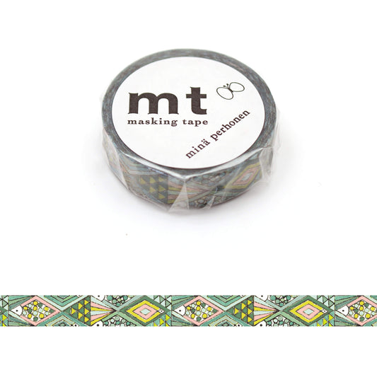 mt × minä perhonen Washi Tape - Pesce [12mm] - Washi Tapes