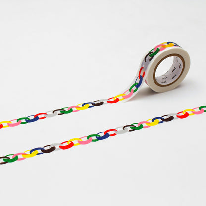 mt × minä perhonen Washi Tape - Ring Vivid [15mm] - Washi Tapes
