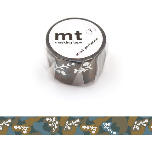 mt × minä perhonen Washi Tape - Sleeping Flower [24mm] - Washi Tapes