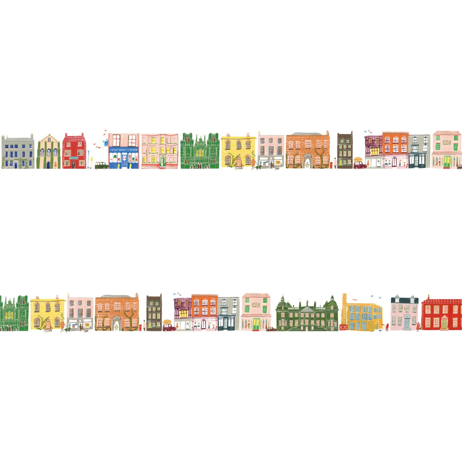 mt × Polly Fern Washi Tape - Street [15mm] - Washi Tapes