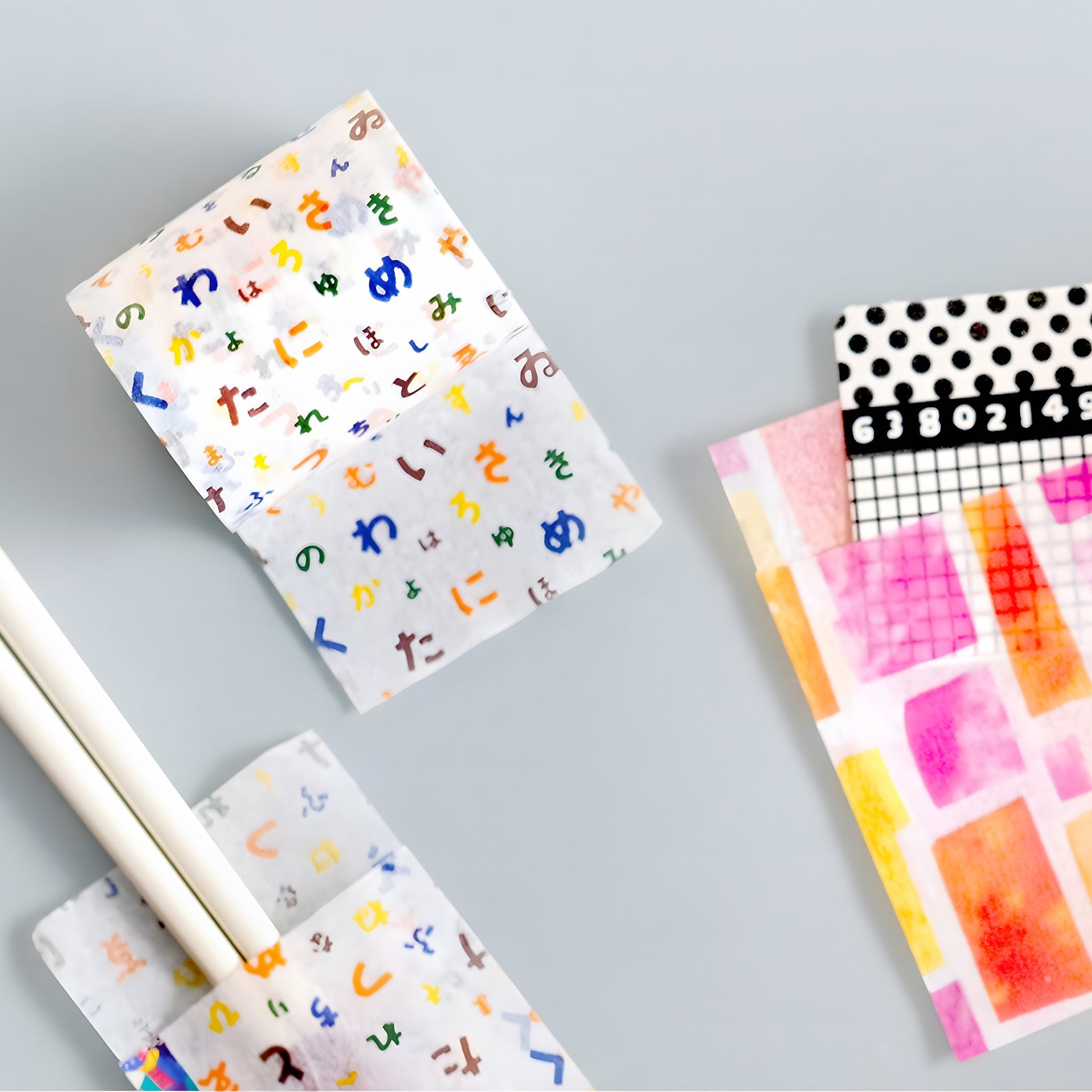 MT × SOU.SOU Pocket Washi Tape - Katakana [75mm Width] - Masking Tape Books