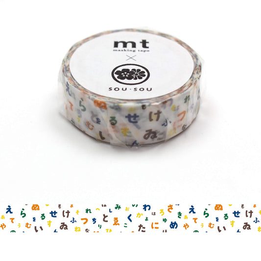 mt × SOU.SOU Washi Tape - Iro wa Nioedo [15mm] - Washi Tapes