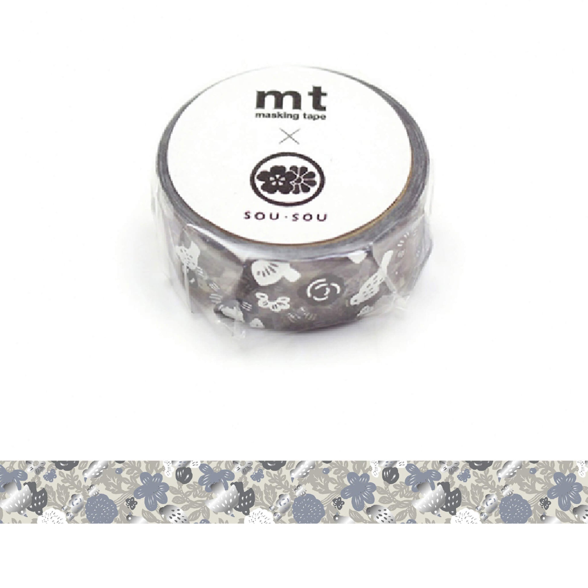 mt × SOU.SOU Washi Tape - Tori [15mm] - Washi Tapes