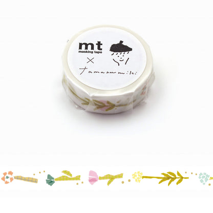 mt × Tamura Miki Washi Tape - Hanahana [15mm] - Washi Tapes