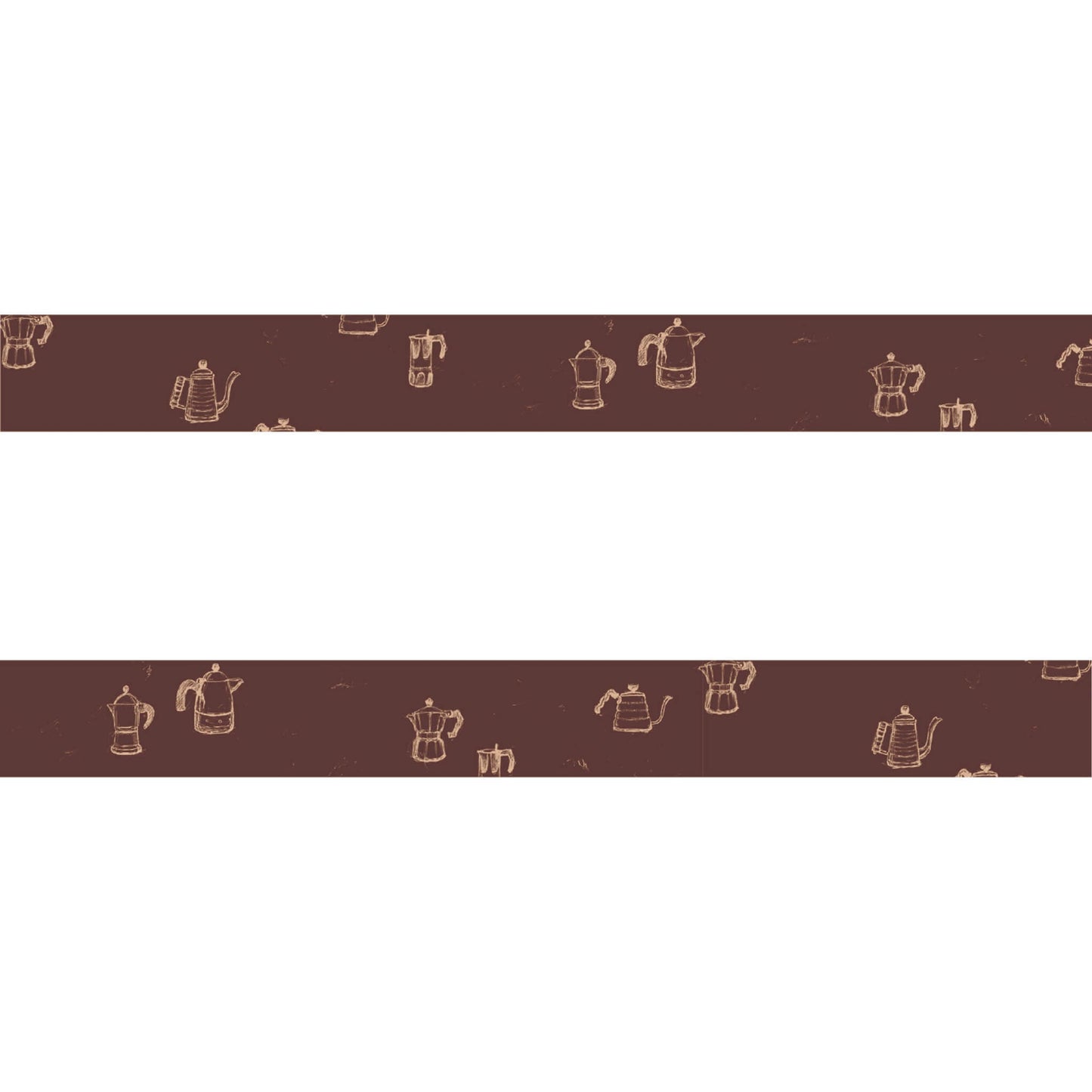 mt upcycle Washi Tape - Coffee Pot & Coffee Maker [15mm] - Washi Tapes