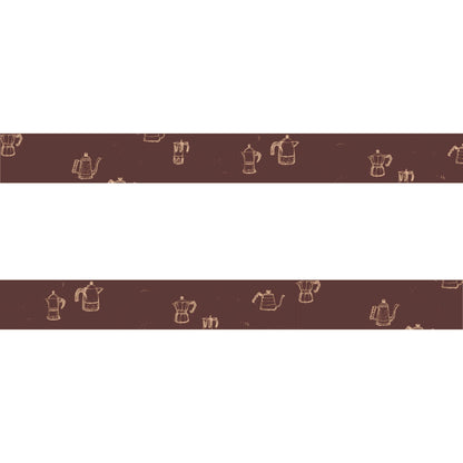 mt upcycle Washi Tape - Coffee Pot & Coffee Maker [15mm] - Washi Tapes