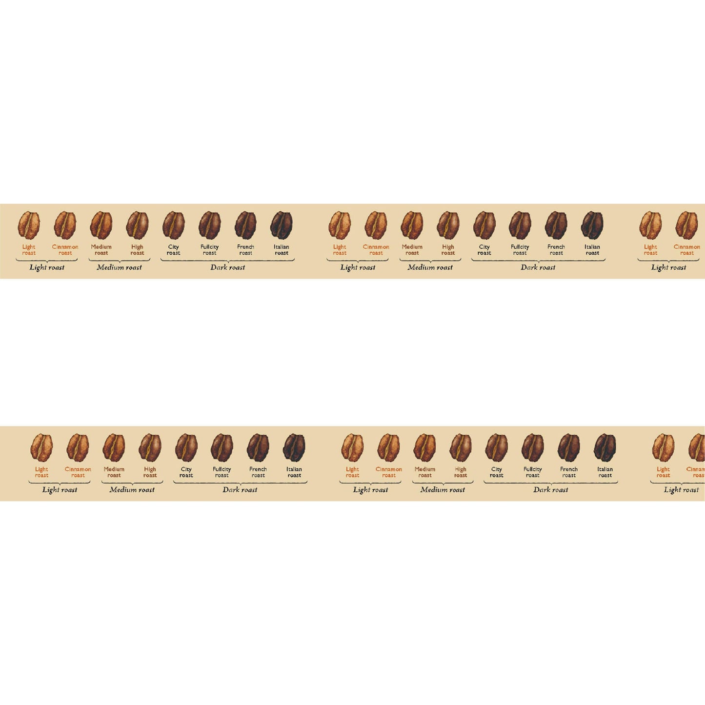 mt upcycle Washi Tape - Coffee Roast [15mm] - Washi Tapes
