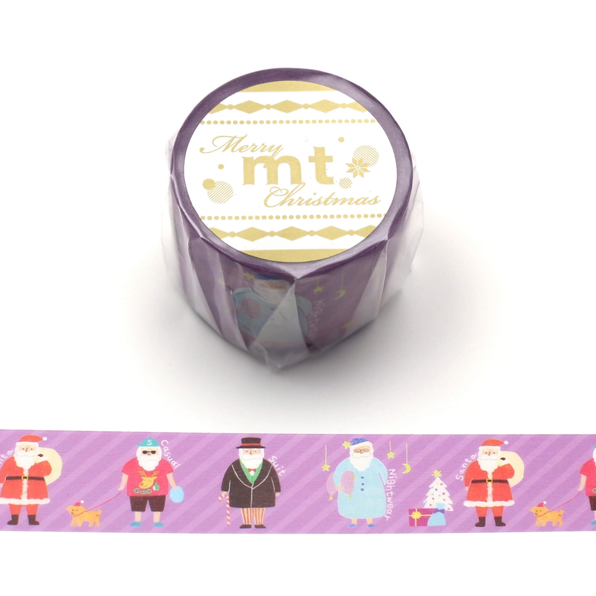 MT Washi Tape Christmas 2025 - Dress - Up Santa [30mm] - Washi Tapes