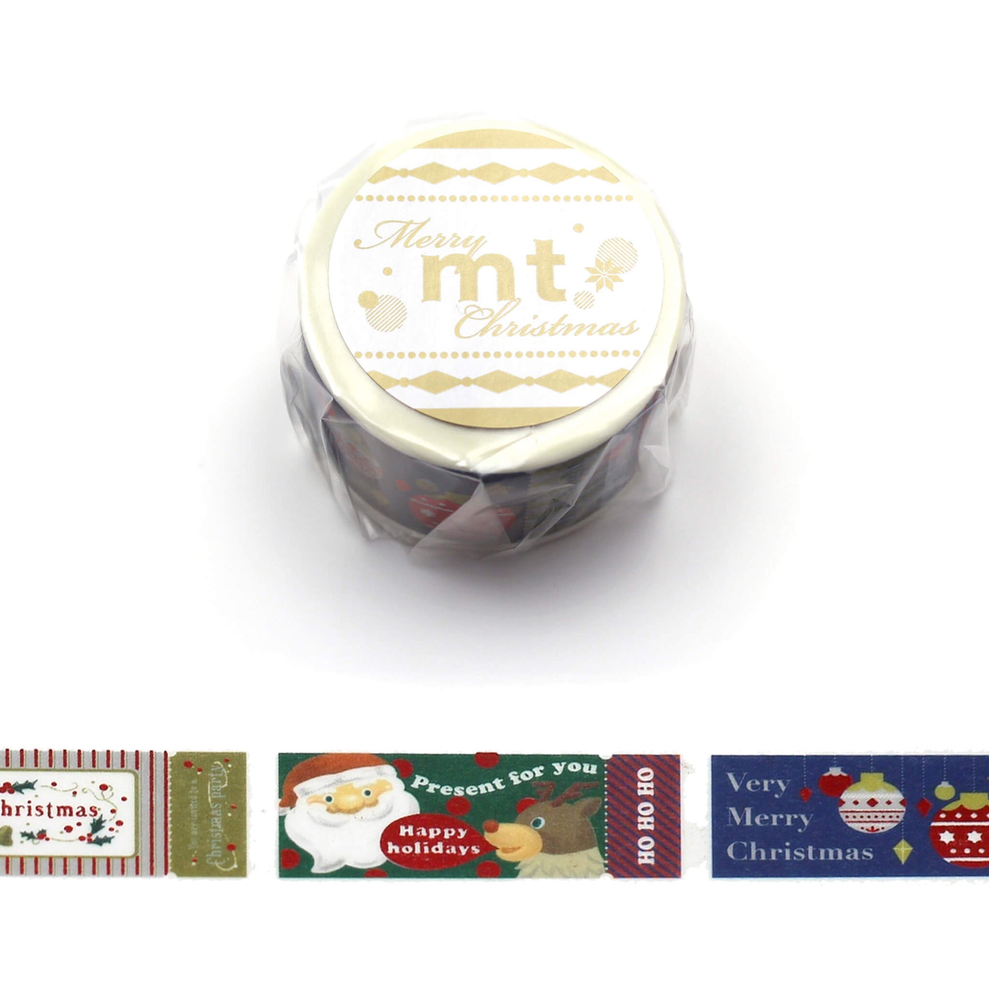 MT Washi Tape Christmas 2025 - Foil Christmas Ticket [24mm] - Washi Tapes