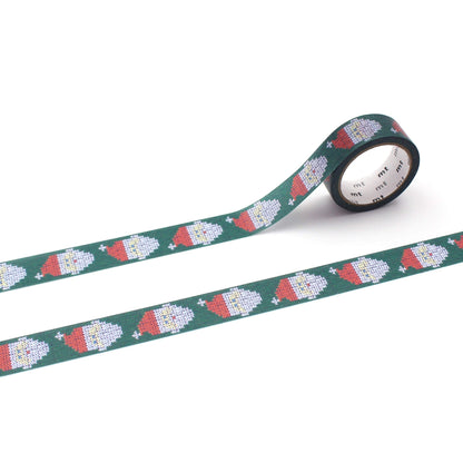 MT Washi Tape Christmas 2025 - Knitting Santa [15mm] - Washi Tapes