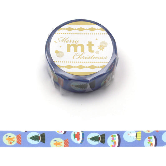MT Washi Tape Christmas 2025 - Snow Globe Christmas [15mm] - Washi Tapes