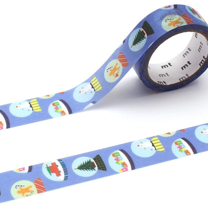 MT Washi Tape Christmas 2025 - Snow Globe Christmas [15mm] - Washi Tapes