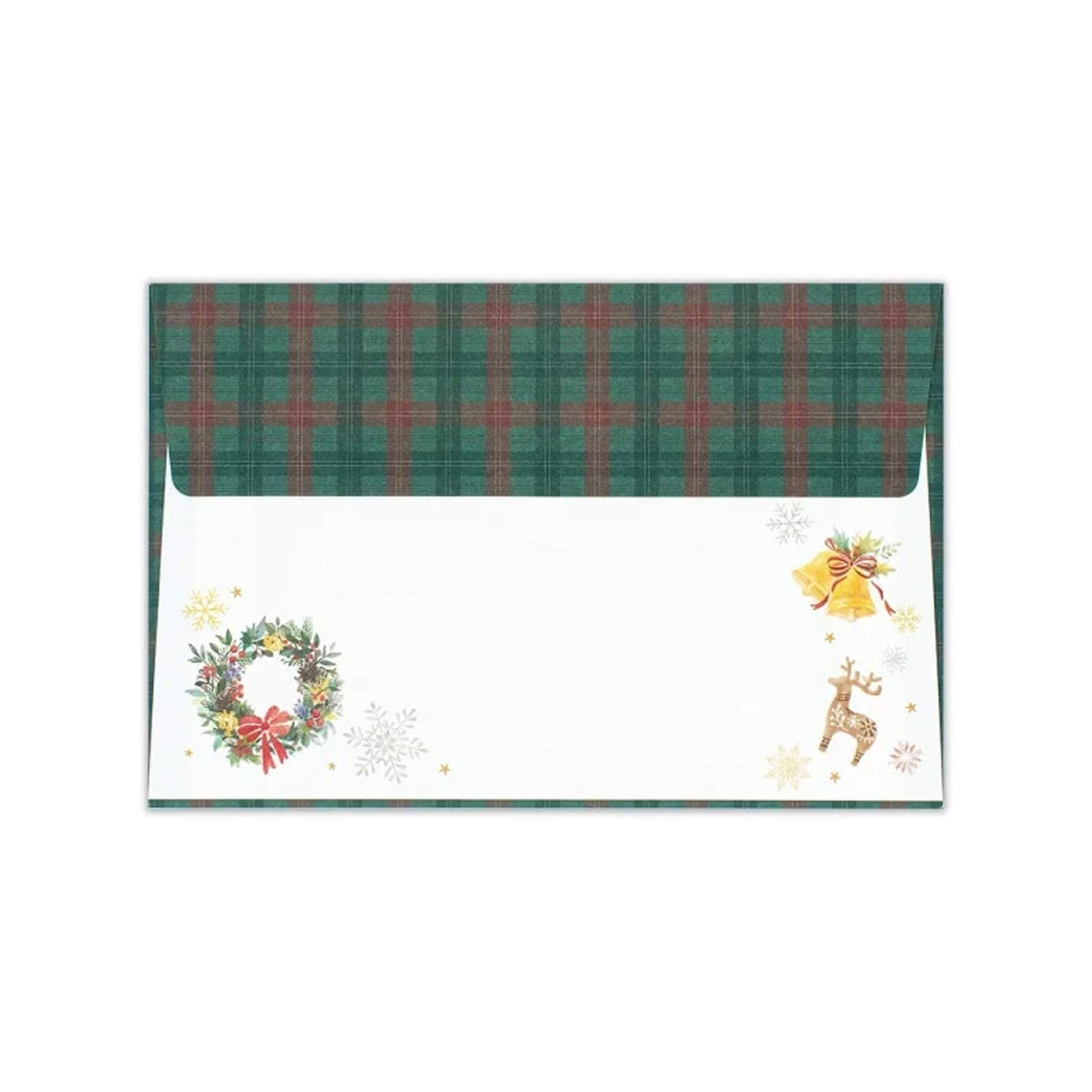 NB Co. Die Cut Christmas letter Set - Happiness - Mini Letter Writing Sets