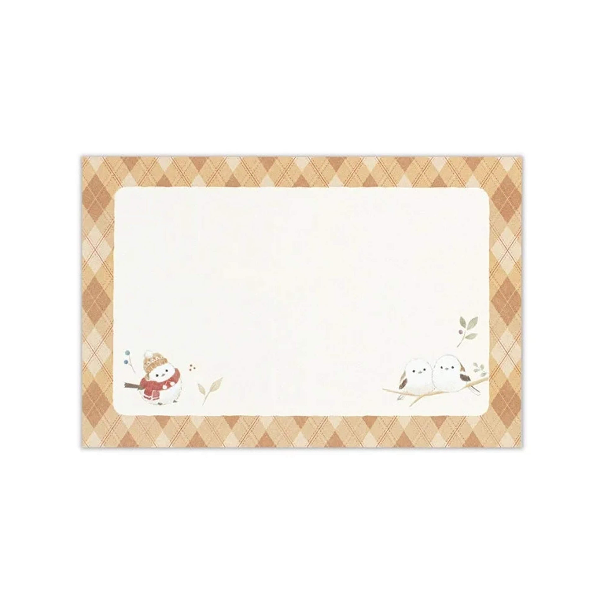 NB Co. Die Cut Winter letter Set - Shimaenaga - Mini Letter Writing Sets