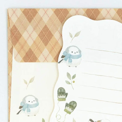 NB Co. Die Cut Winter letter Set - Shimaenaga - Mini Letter Writing Sets