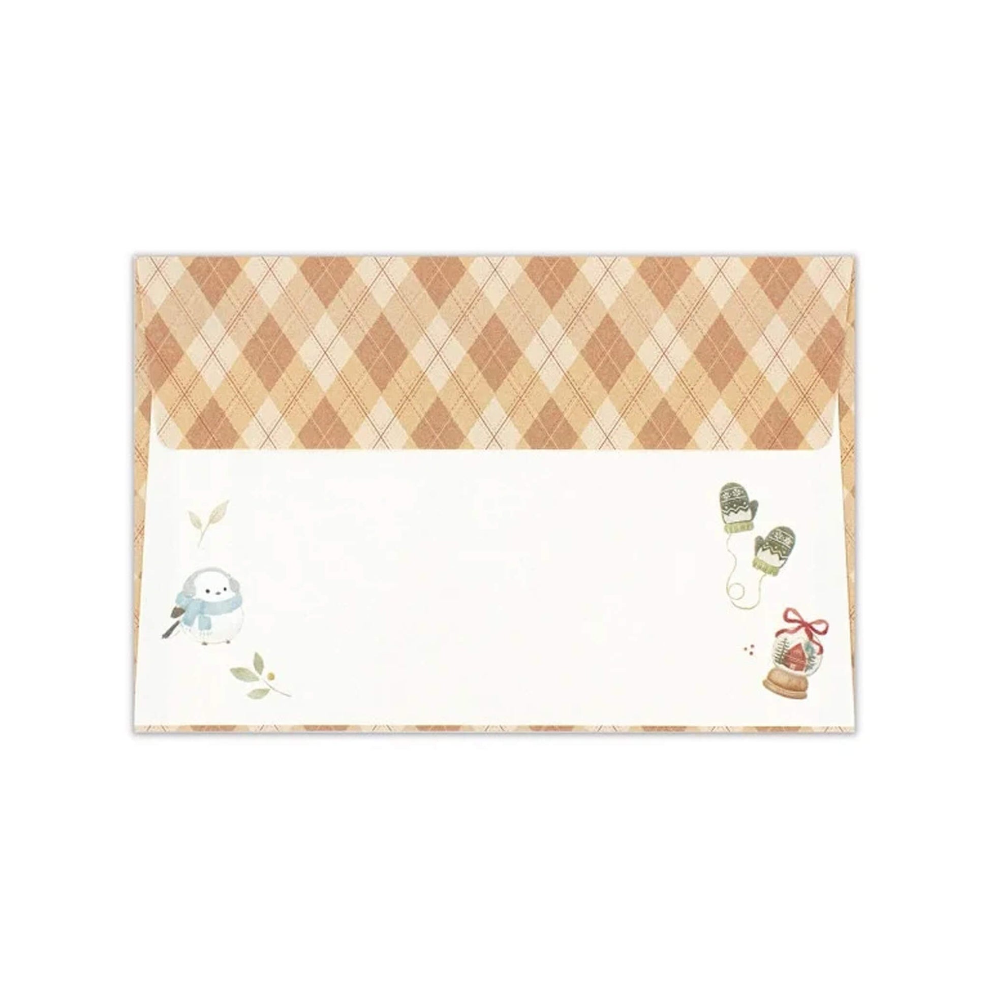 NB Co. Die Cut Winter letter Set - Shimaenaga - Mini Letter Writing Sets