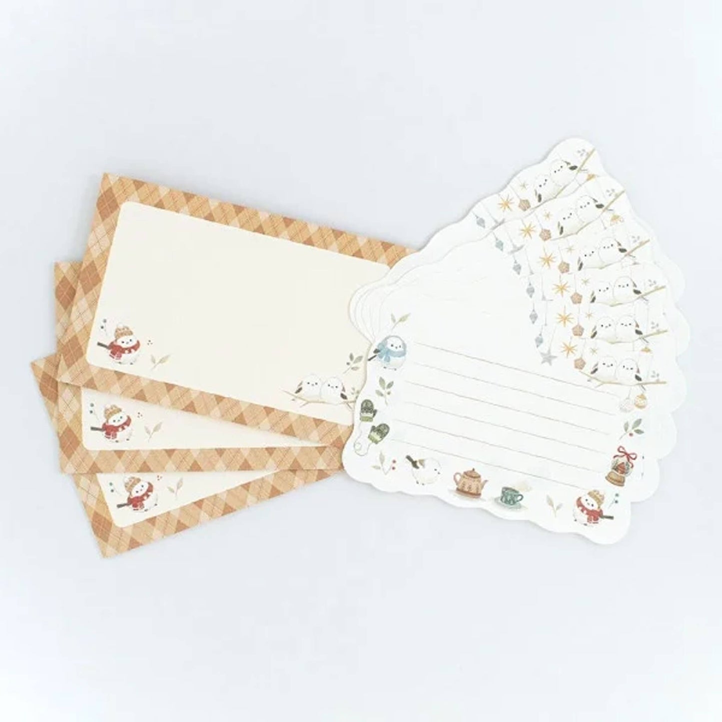 NB Co. Die Cut Winter letter Set - Shimaenaga - Mini Letter Writing Sets