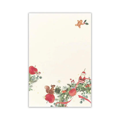 NB Co. Letter Writing Pad - Christmas Wreath - Letter Writing Pads