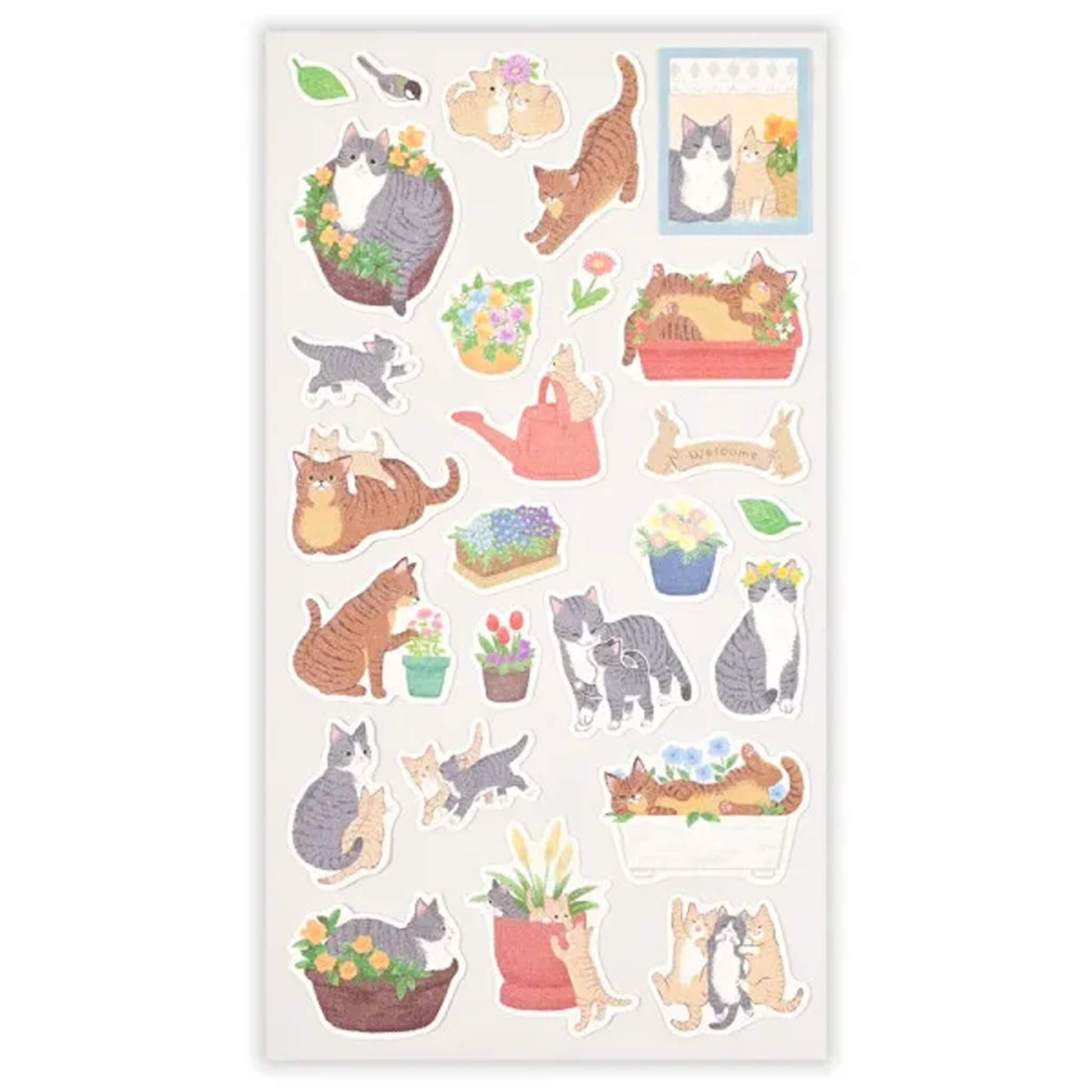 NB Sticker Sheet Nyantomo - Hananiwa - Sticker Sheets