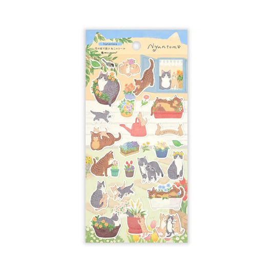NB Sticker Sheet Nyantomo - Hananiwa - Sticker Sheets