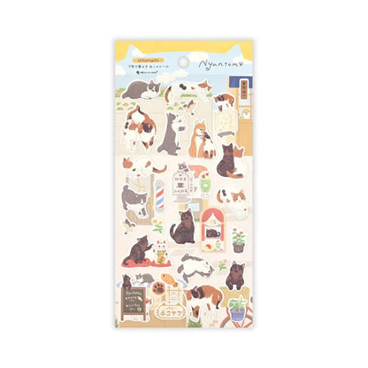 NB Sticker Sheet Nyantomo - Shitamachi - Sticker Sheets