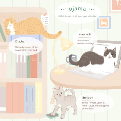 NB Sticky Notes Nyantomo - Ojama - Sticky Notes