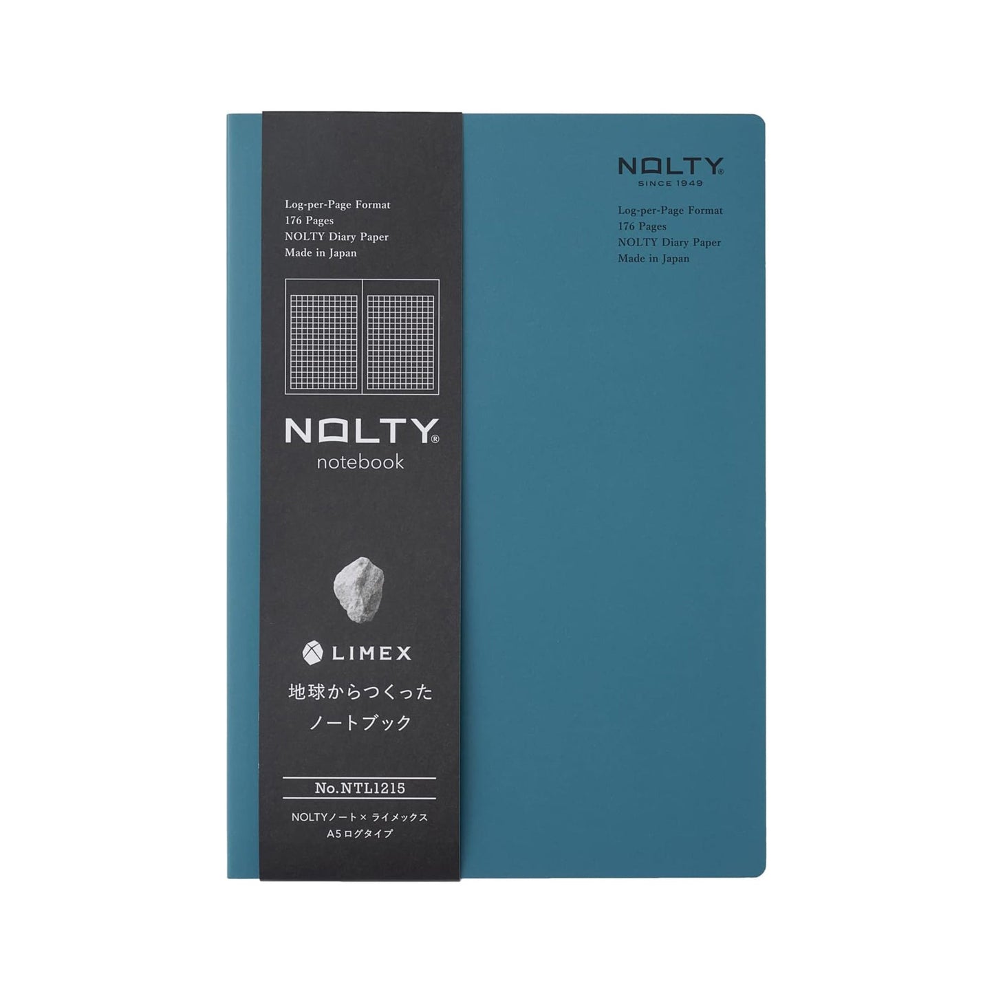 NOLTY Note × LIMEX A5 - Log Type - Trolate Blue - Notebooks