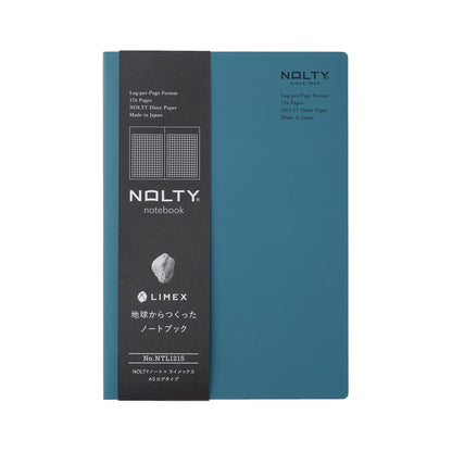 NOLTY Note × LIMEX A5 - Log Type - Trolate Blue - Notebooks