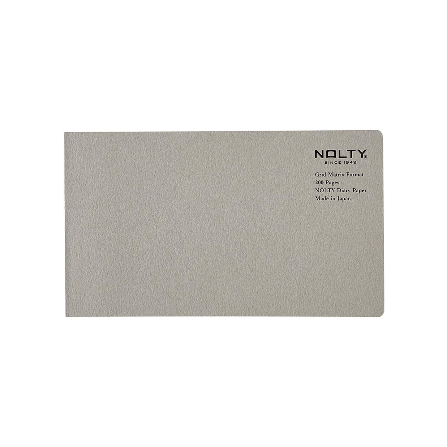 NOLTY Notebook Horizontal Slim Grid Matrix - Greige - Notebooks